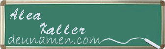 Alea Kaller Visitenkarte